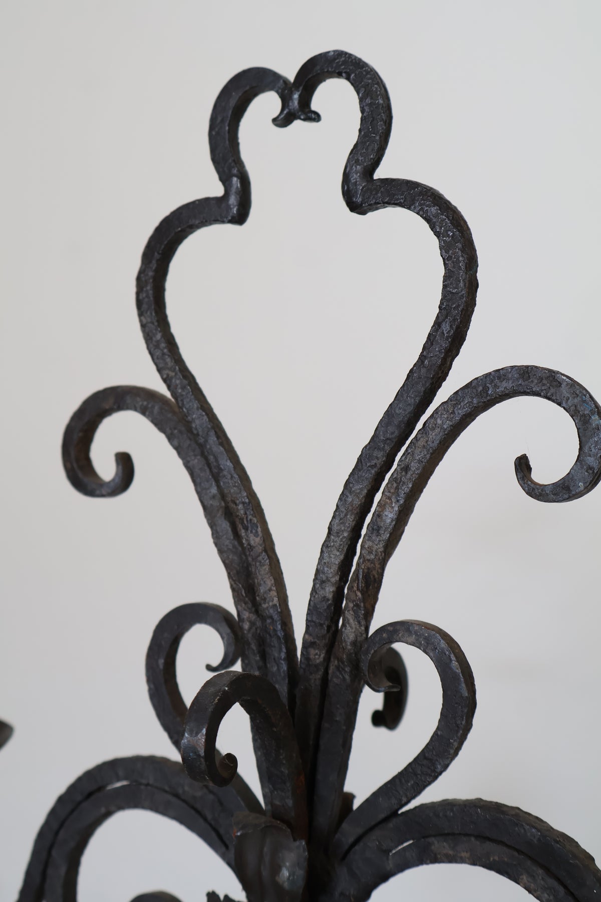 Antique French Wrought Iron Candelabra