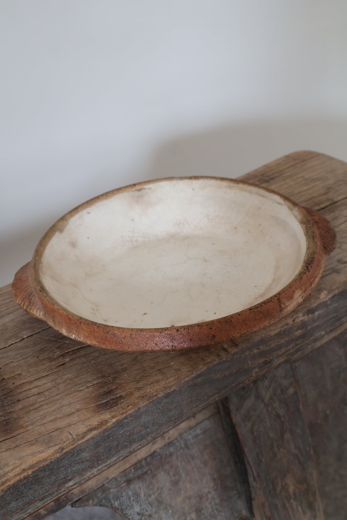 Antique Late 19th Century French Glazed Dish