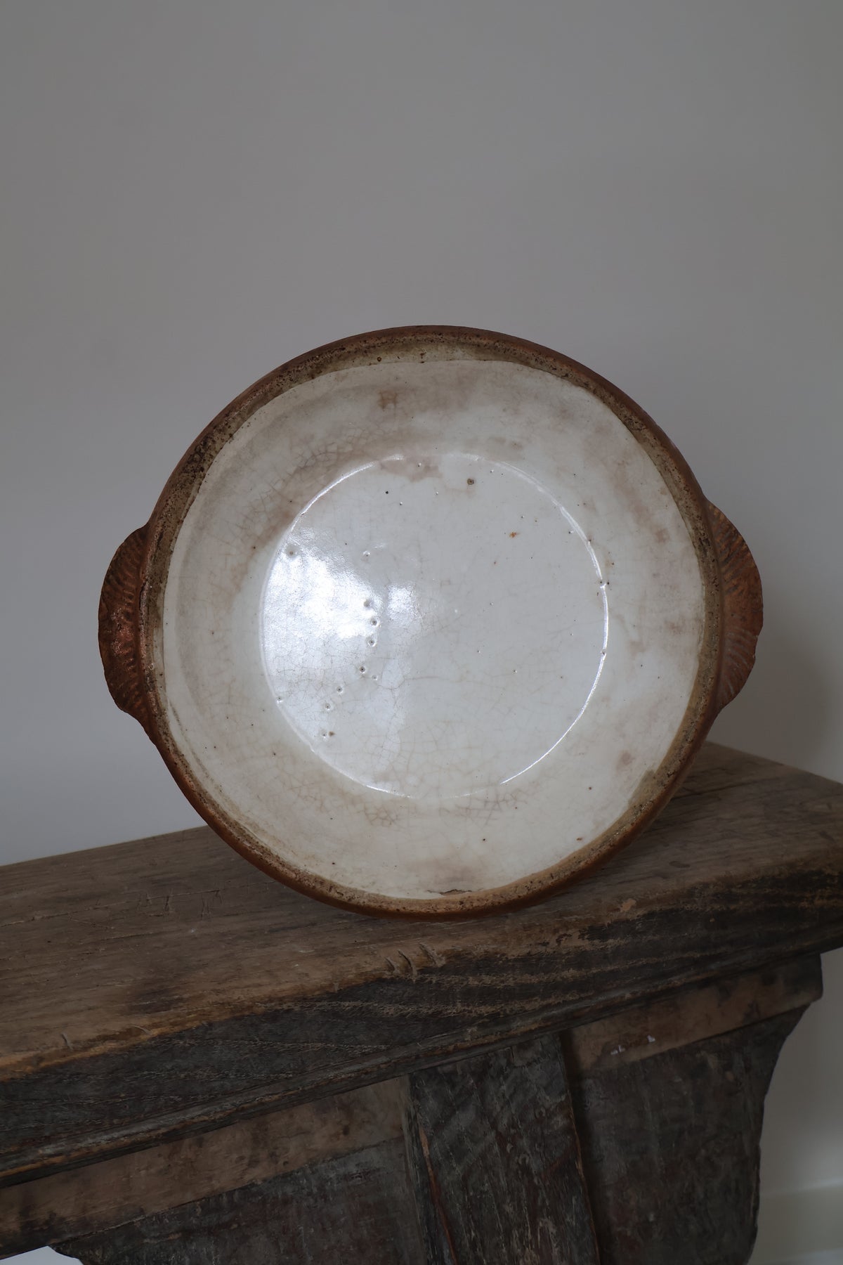 Antique Late 19th Century French Glazed Dish