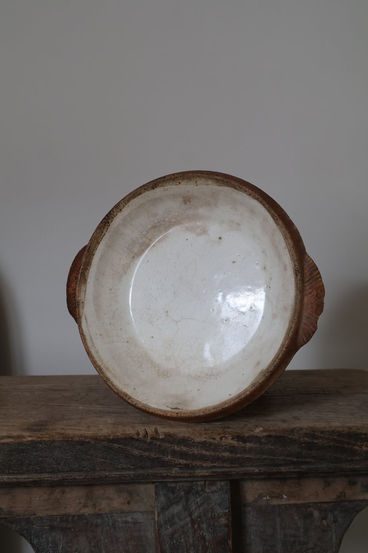 Antique Late 19th Century French Glazed Dish