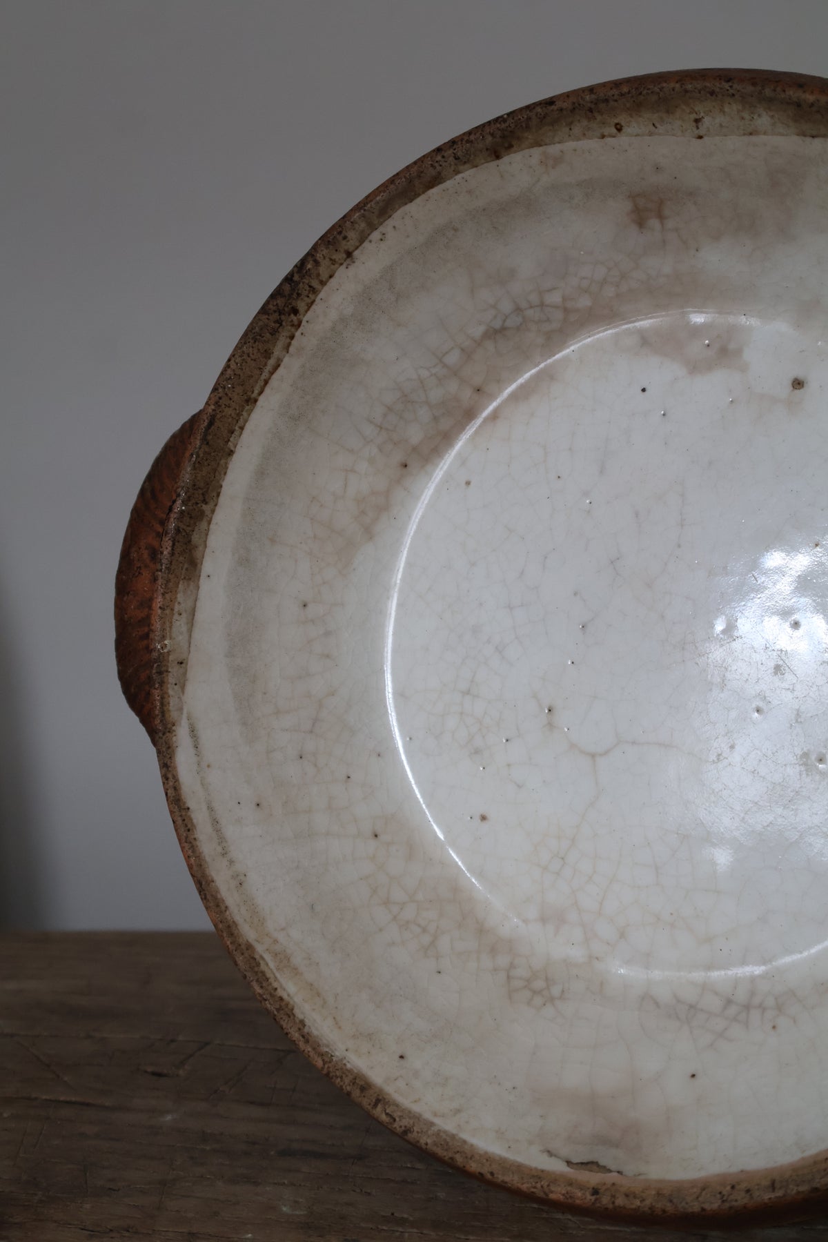 Antique Late 19th Century French Glazed Dish