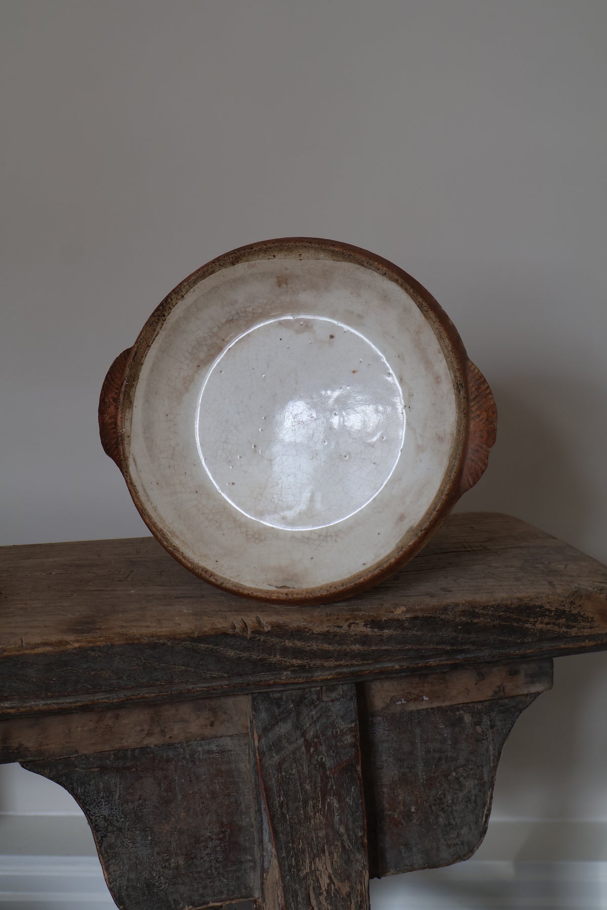 Antique Late 19th Century French Glazed Dish