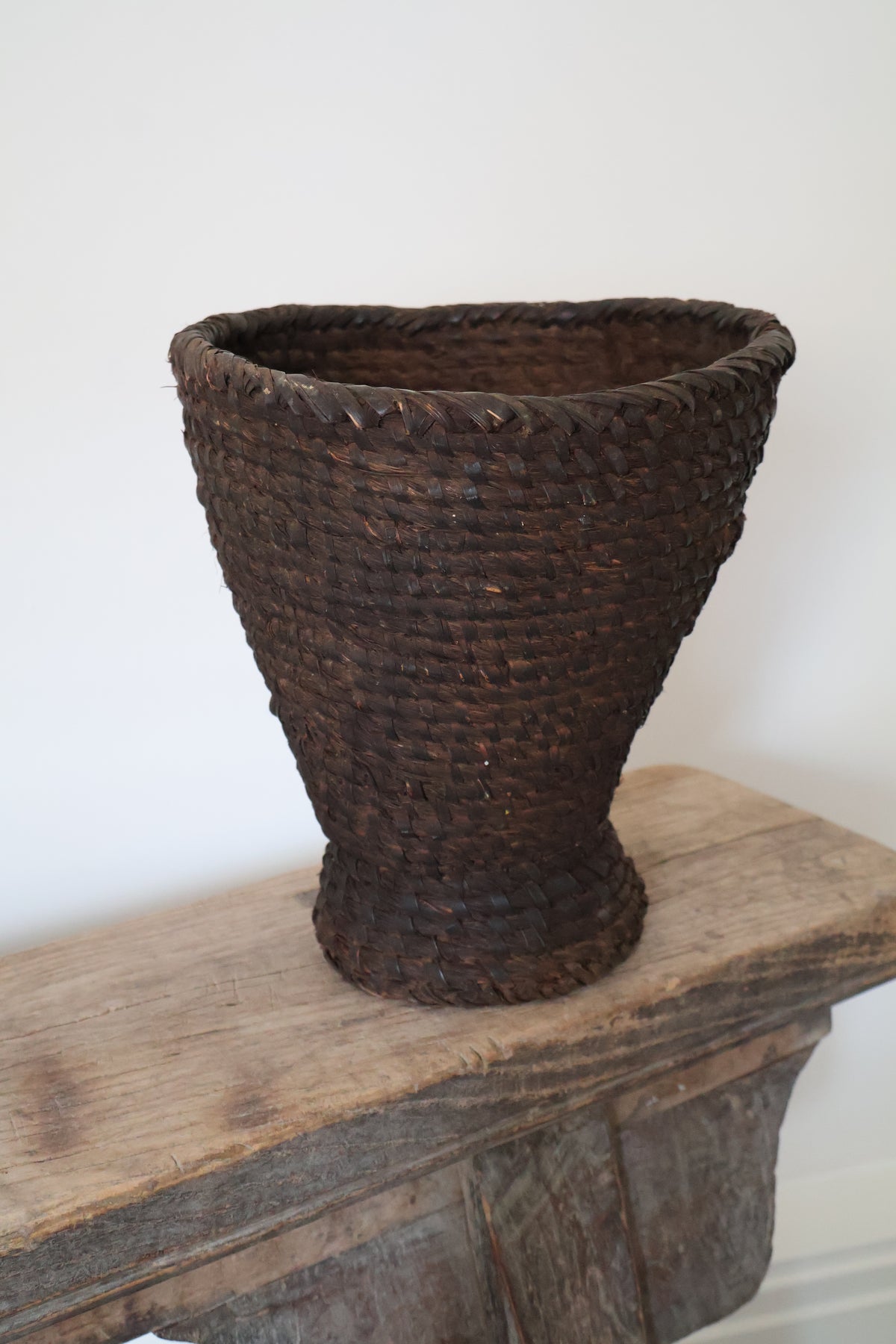 Antique Woven Nepalese Basket