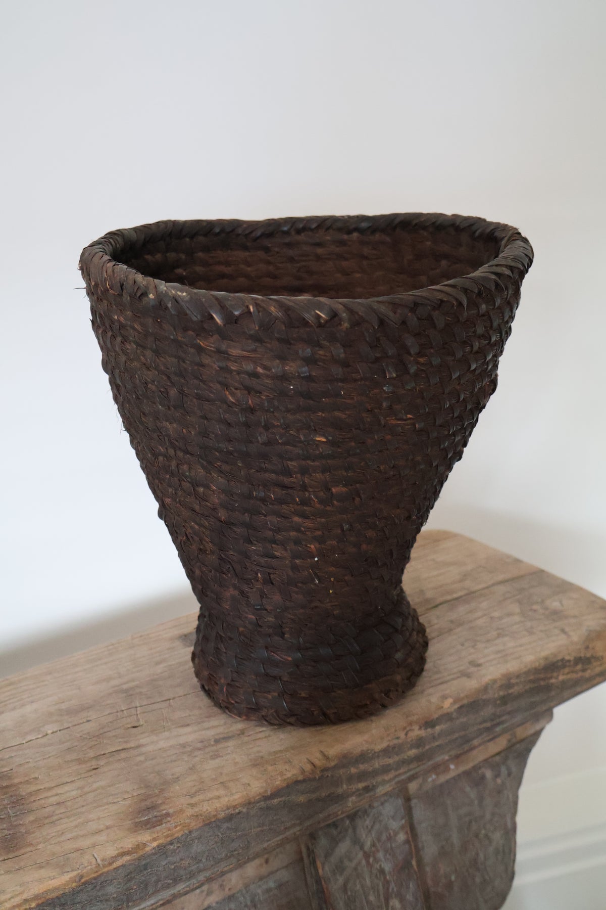 Antique Woven Nepalese Basket