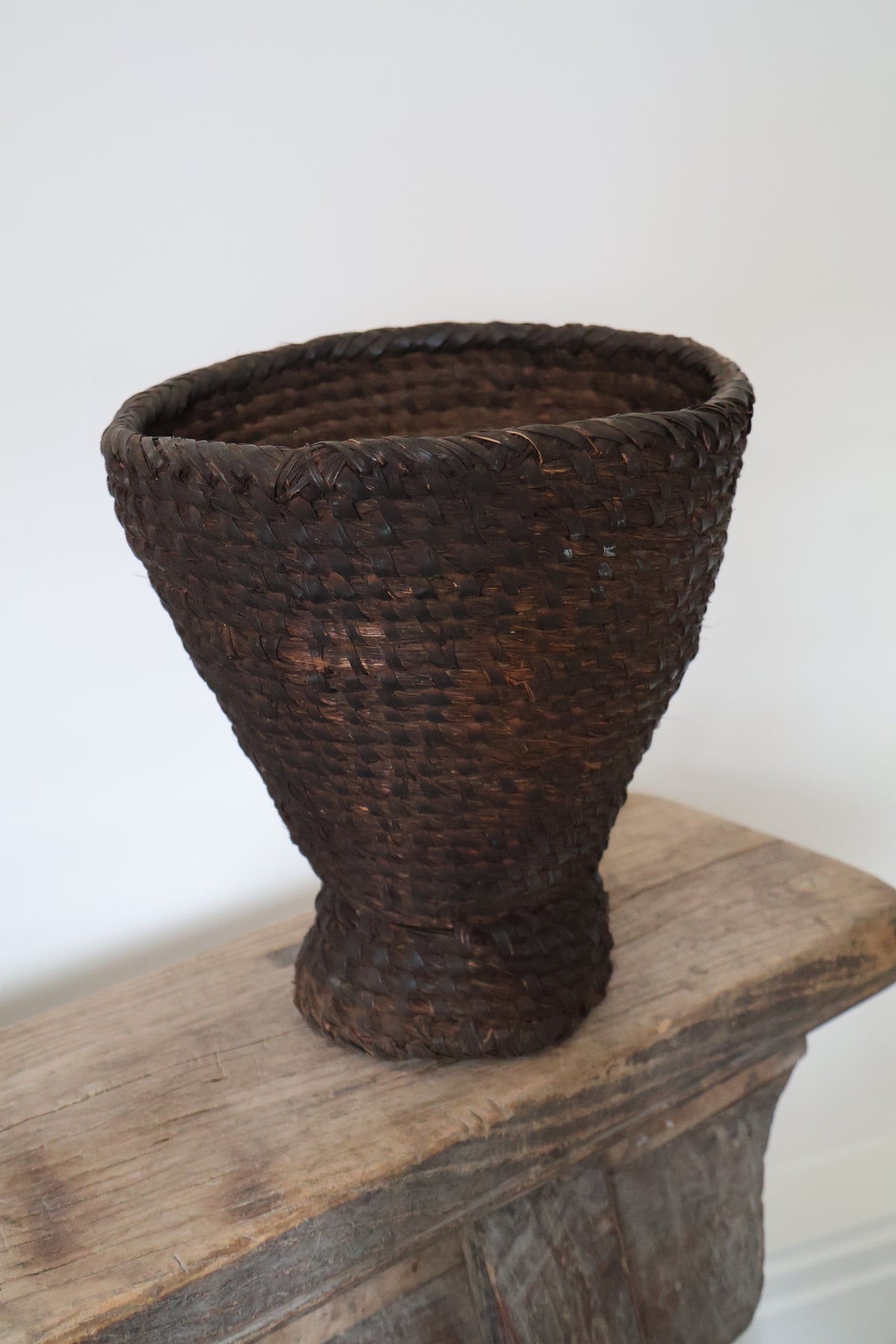 Antique Woven Nepalese Basket