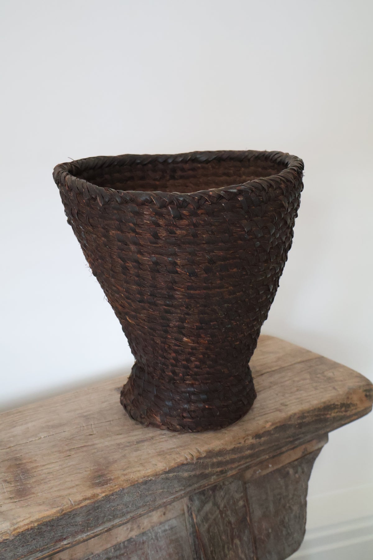 Antique Woven Nepalese Basket