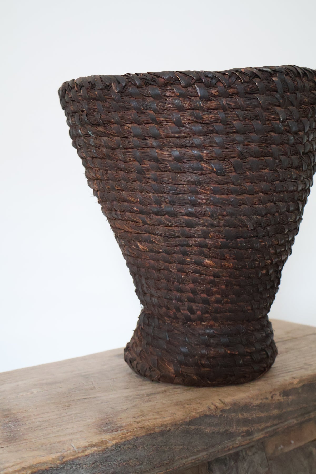 Antique Woven Nepalese Basket
