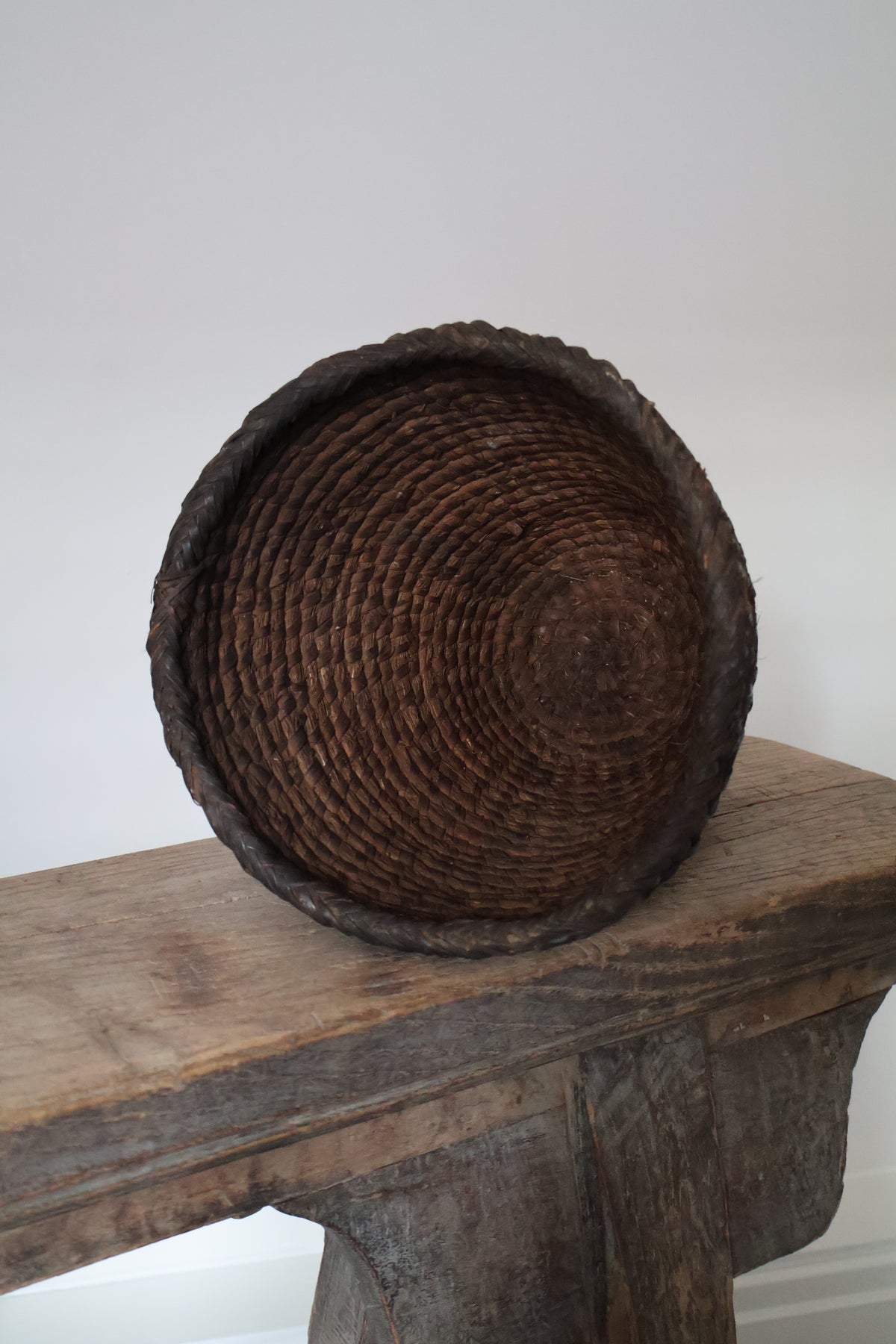 Antique Woven Nepalese Basket
