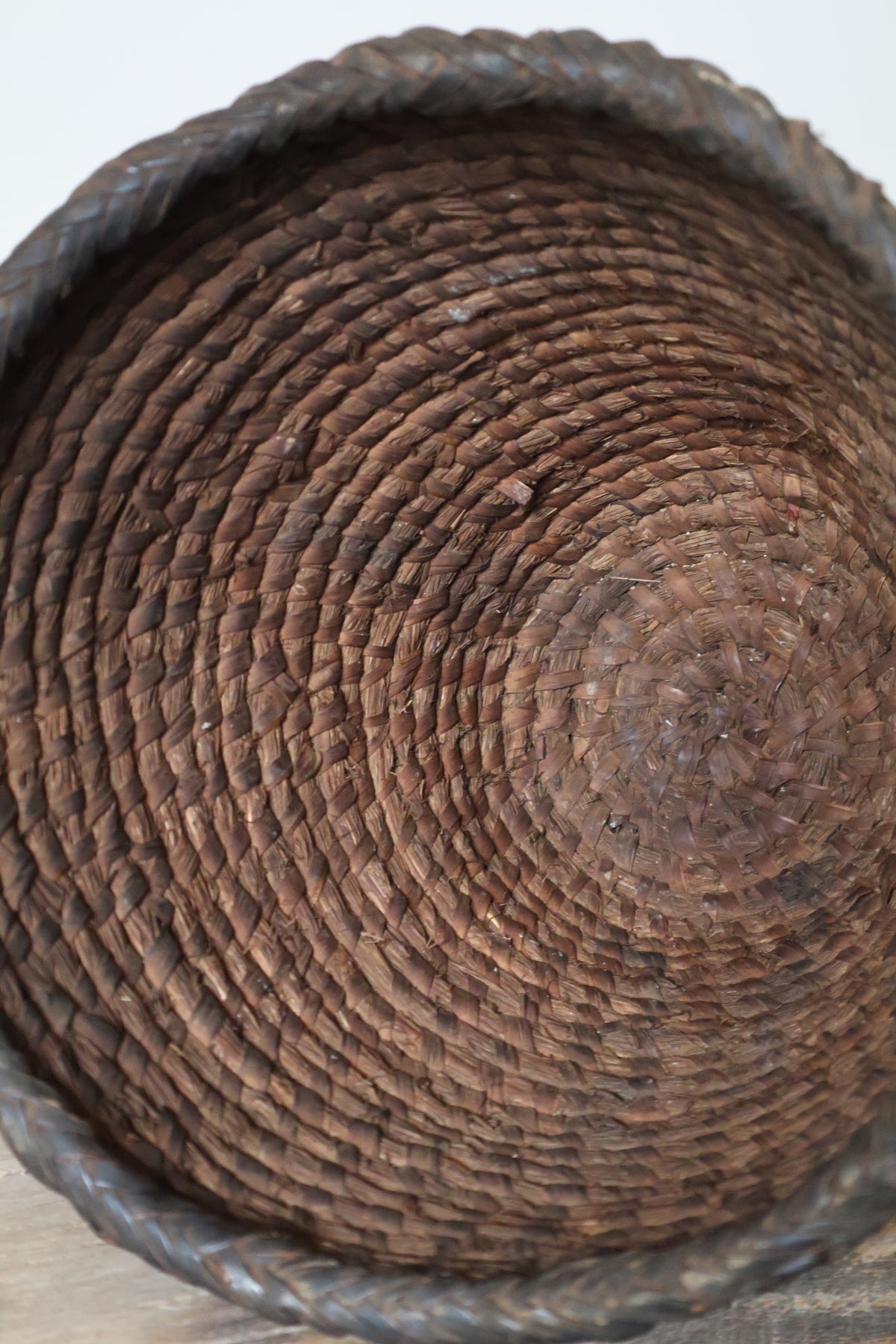 Antique Woven Nepalese Basket