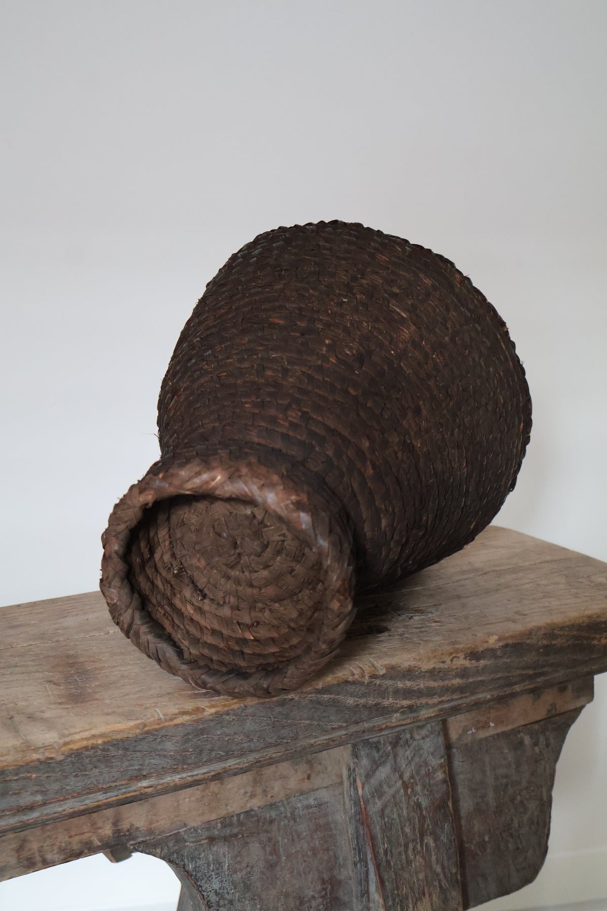 Antique Woven Nepalese Basket