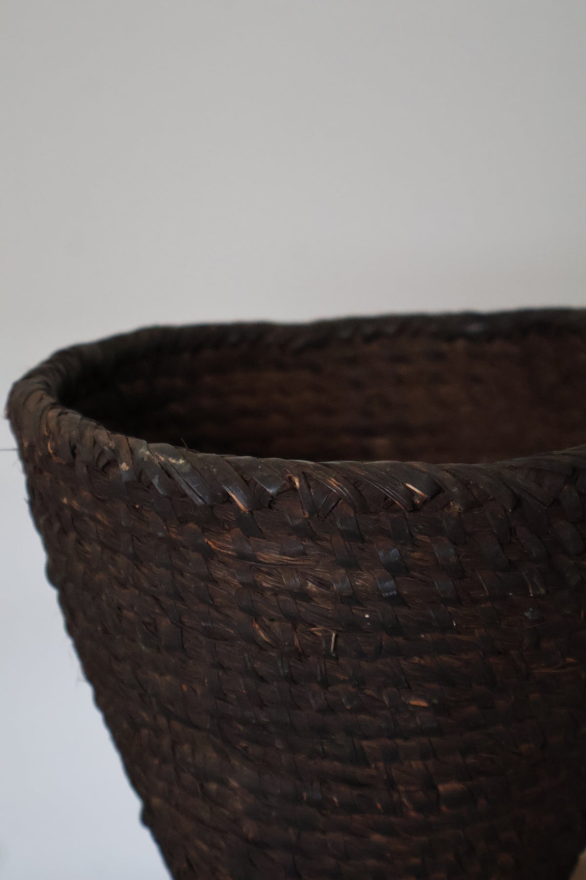 Antique Woven Nepalese Basket