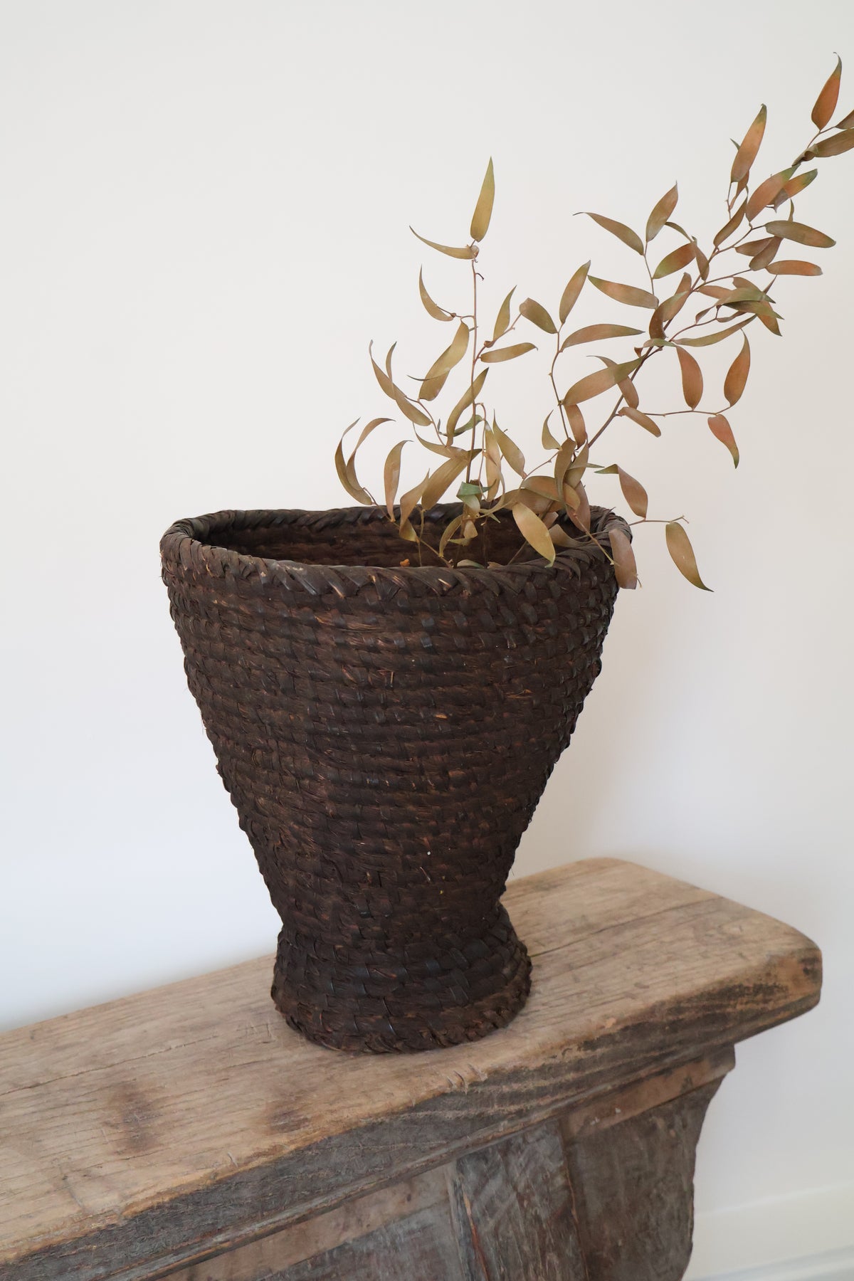 Antique Woven Nepalese Basket