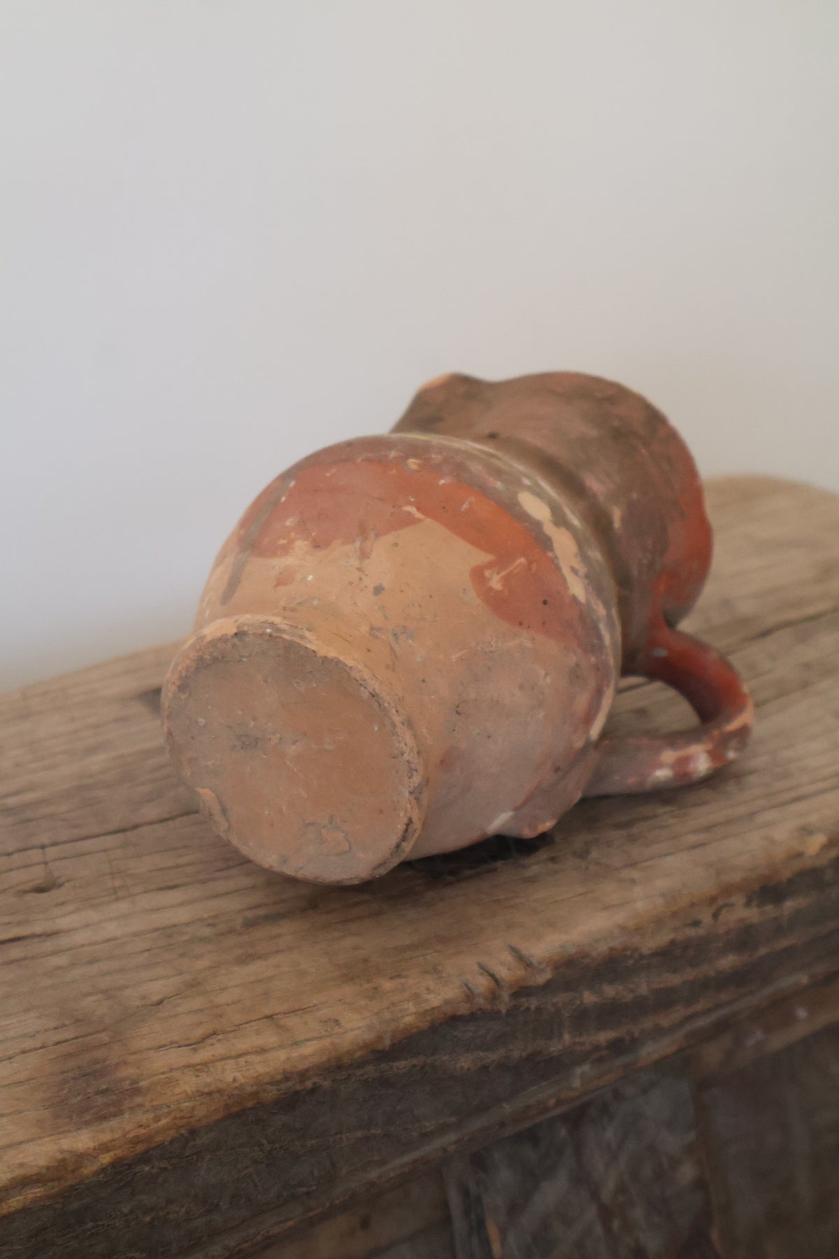 Vintage Romanian Hand Painted Pot