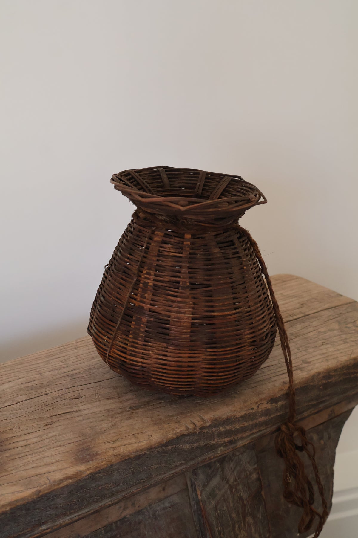 Antique Nepalese Fishing Basket