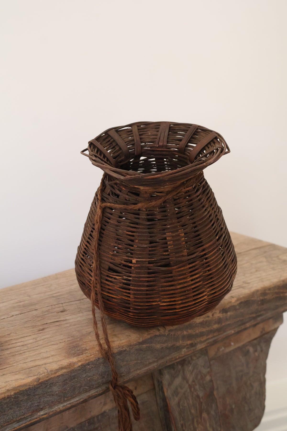 Antique Nepalese Fishing Basket