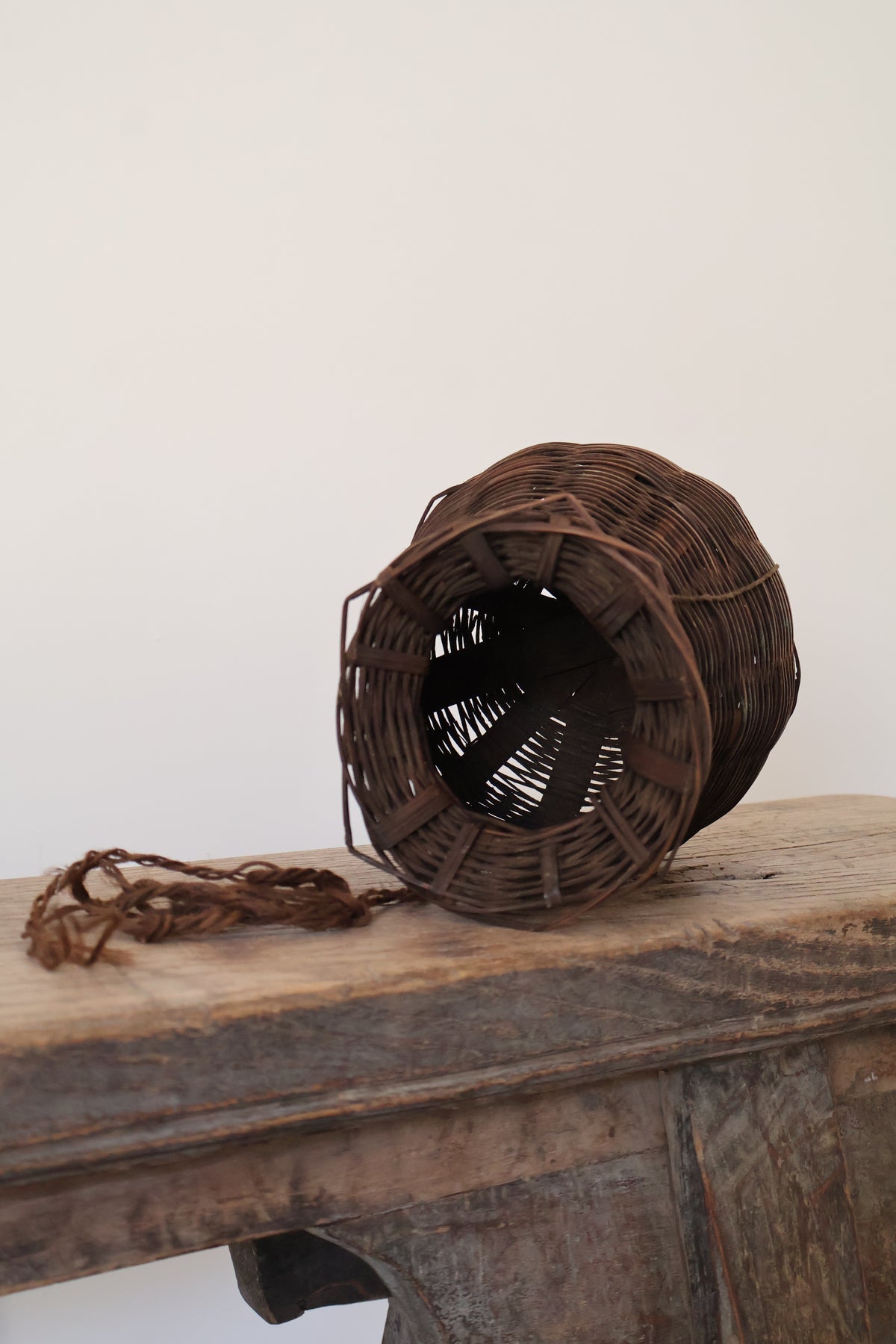 Antique Nepalese Fishing Basket