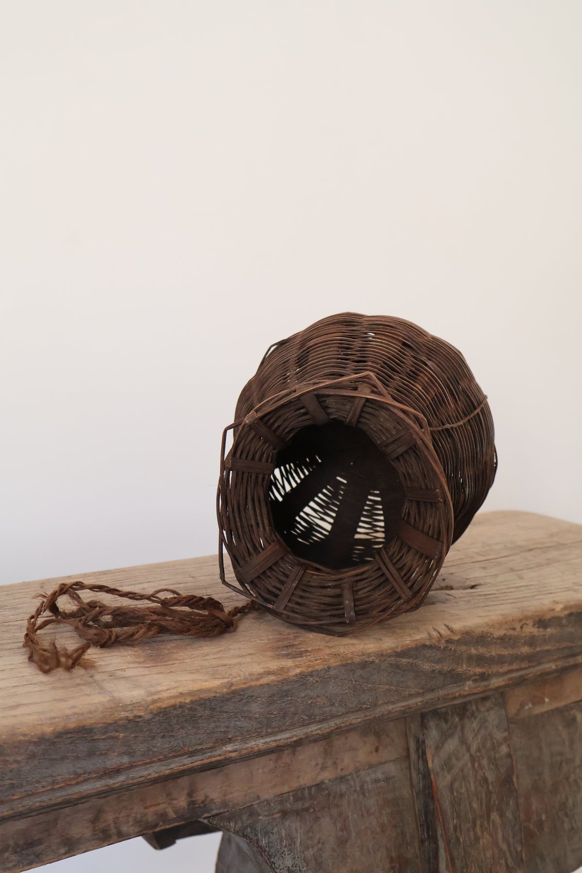 Antique Nepalese Fishing Basket