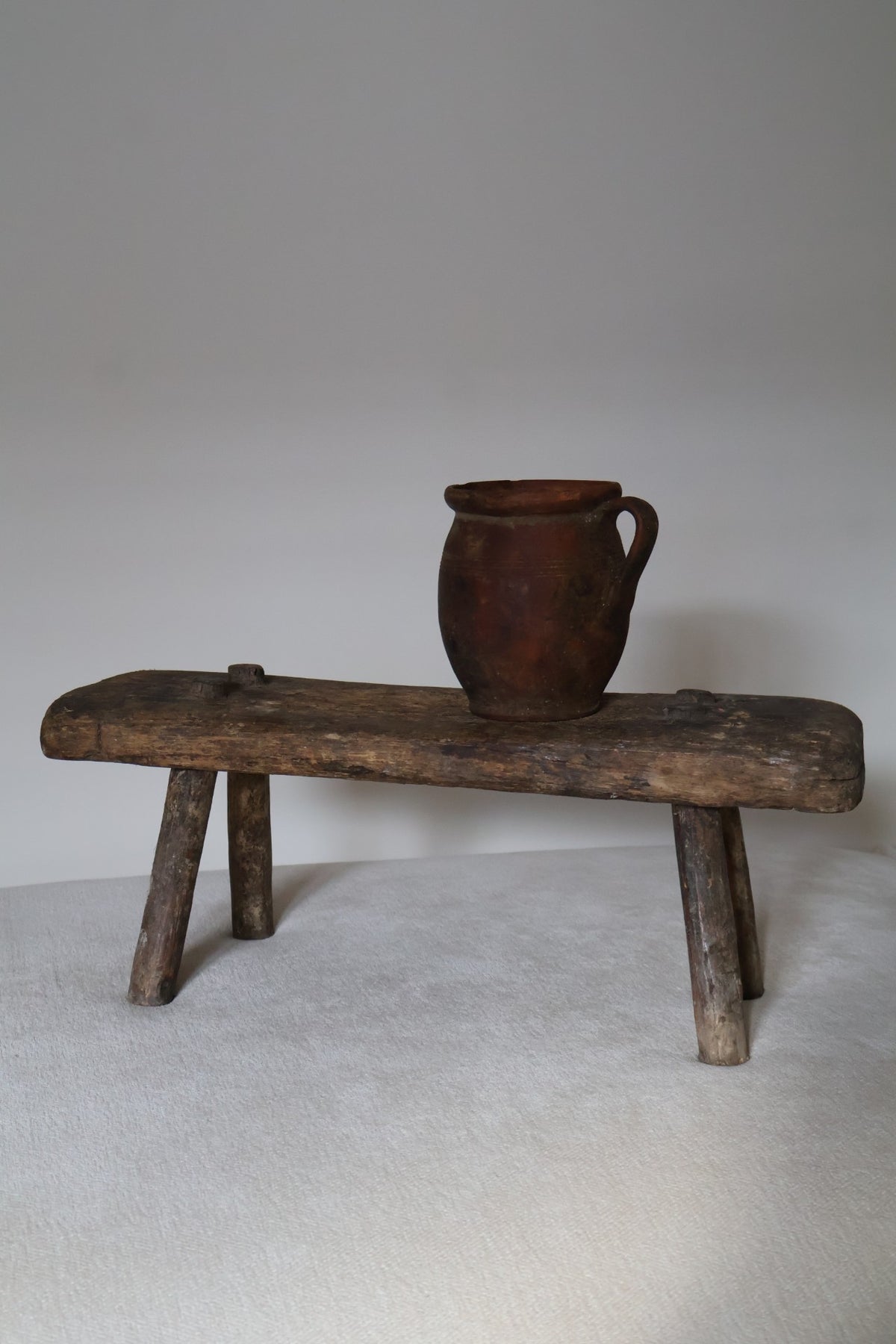 Antique Romanian Vernacular Stool